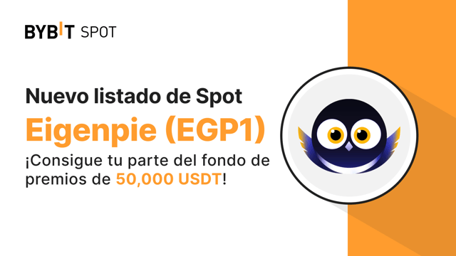 Nuevo listado: EGP1/USDT ¡Consigue una parte del fondo de premios de 50,000 USDT!
